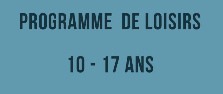 [PROGRAMME EXTRA-SCOLAIRE - FOYERS CLUBS] 